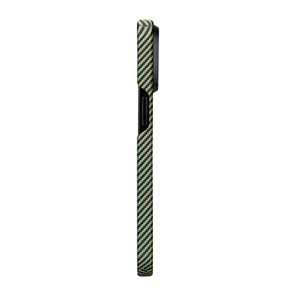 Apple iPhone 15 Pro Max Uyumlu Kılıf Magsafe Şarj Özellikli 600D Aramid Fiber Pitaka Tactile Woven Orchestra Serisi Overture Kapak - 8