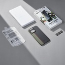 Apple iPhone 15 Pro Max Uyumlu Kılıf Magsafe Şarj Özellikli 600D Aramid Fiber Pitaka Tactile Woven Orchestra Serisi Overture Kapak - 10