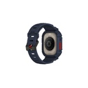 Apple Watch Ultra 49mm Uyumlu Skinarma Mecha 2in1 TPU Kasa Koruyucu + Silikon Kordon - 7
