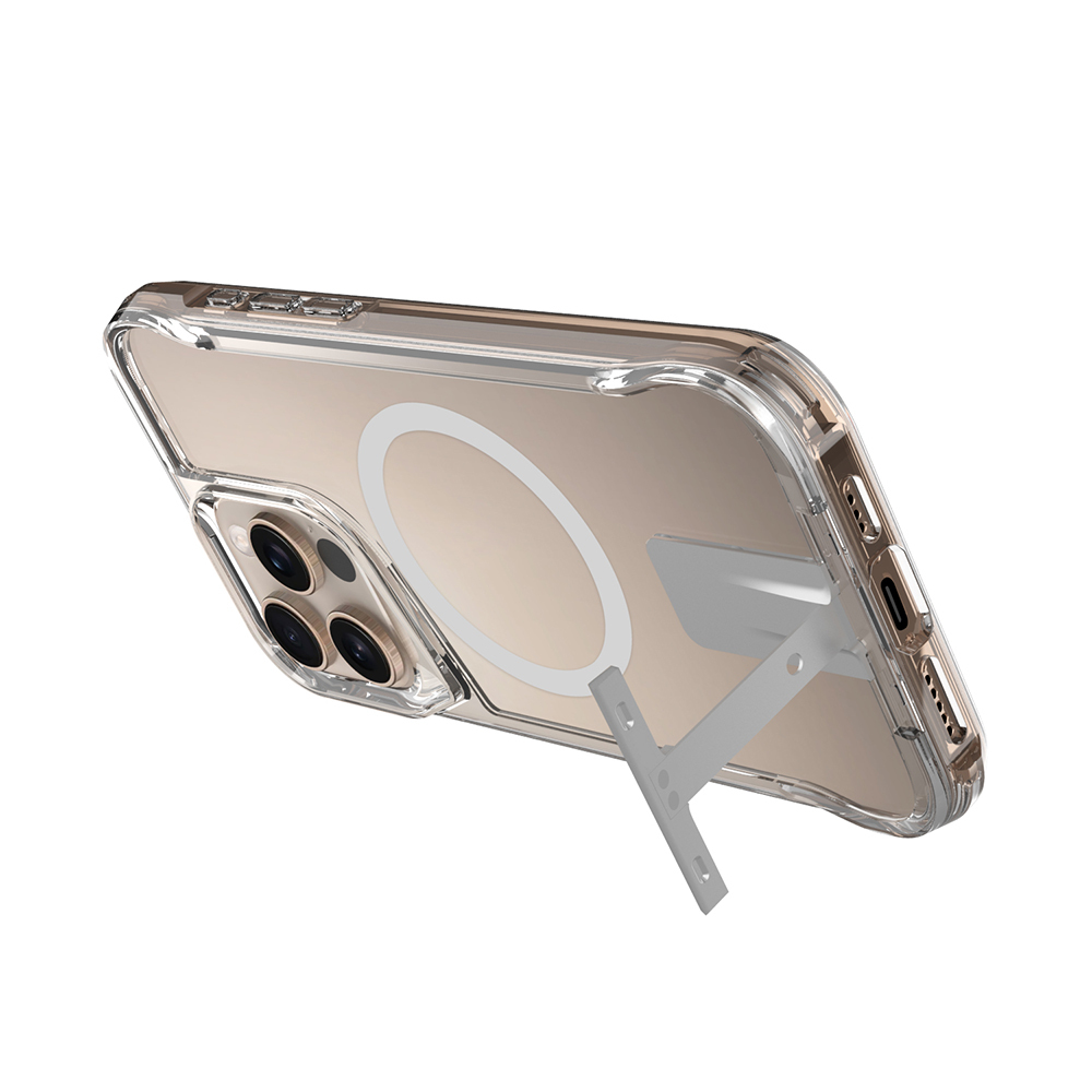 Apple iPhone 16 Pro Max Uyumlu Kılıf Magsafe Şarj Özellikli Zore T-Max Standlı Kapak - 3