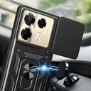 İnfinix Note 40 Pro Kılıf Magnetik Standlı Kamera Korumalı Zore Sürgülü Vega Kapak - 3