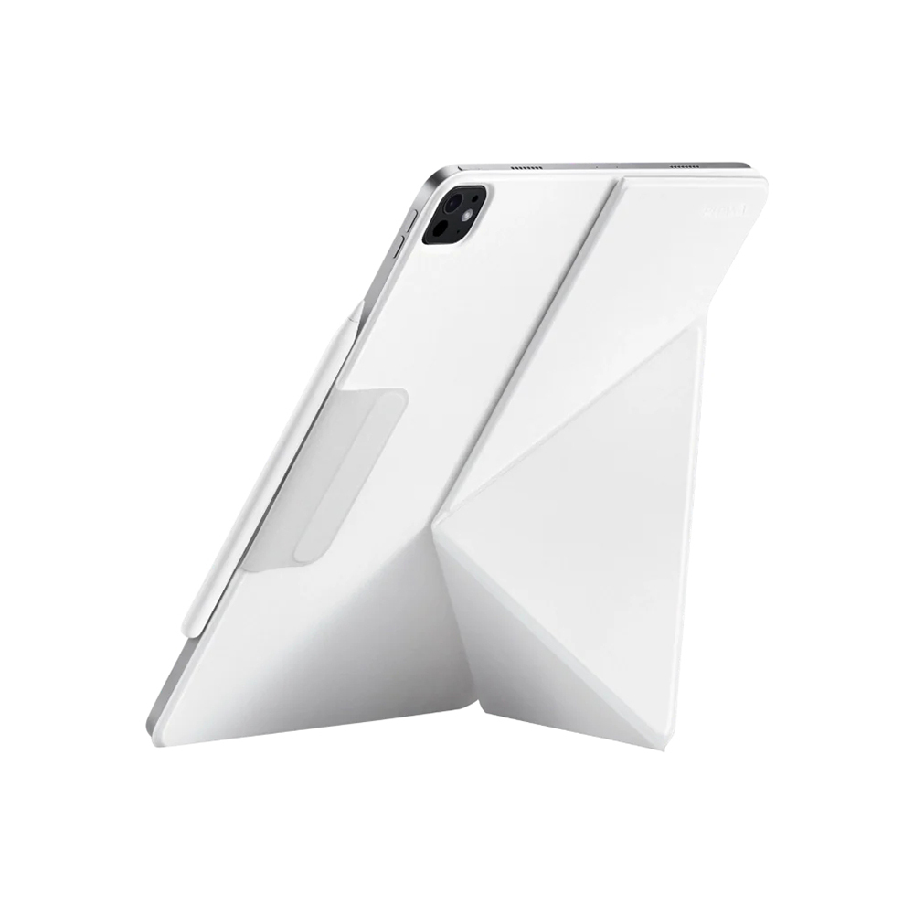 Apple iPad Pro 11 2024 Uyumlu Pitaka MagEZ Falio 2 Kalem Bölmeli Standlı Kılıf - 4