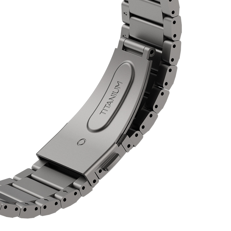 Apple Watch Ultra 49mm Uyumlu Benks Aero Titan Serisi Titanyum Metal Kordon - 4
