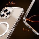 Apple iPhone 16 Plus Uyumlu Kılıf Wiwu MCC-102 Magnetic Crystal Sert PC Kapak - 6