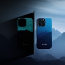 Apple iPhone 16 Pro Max Uyumlu Kılıf Magsafe Şarj Özellikli Lumintex Teknolojili Fosforlu Özellikli Aramid Fiber Pitaka Tactile Woven Starpeak Serisi Over The Horizon Kapak - 2