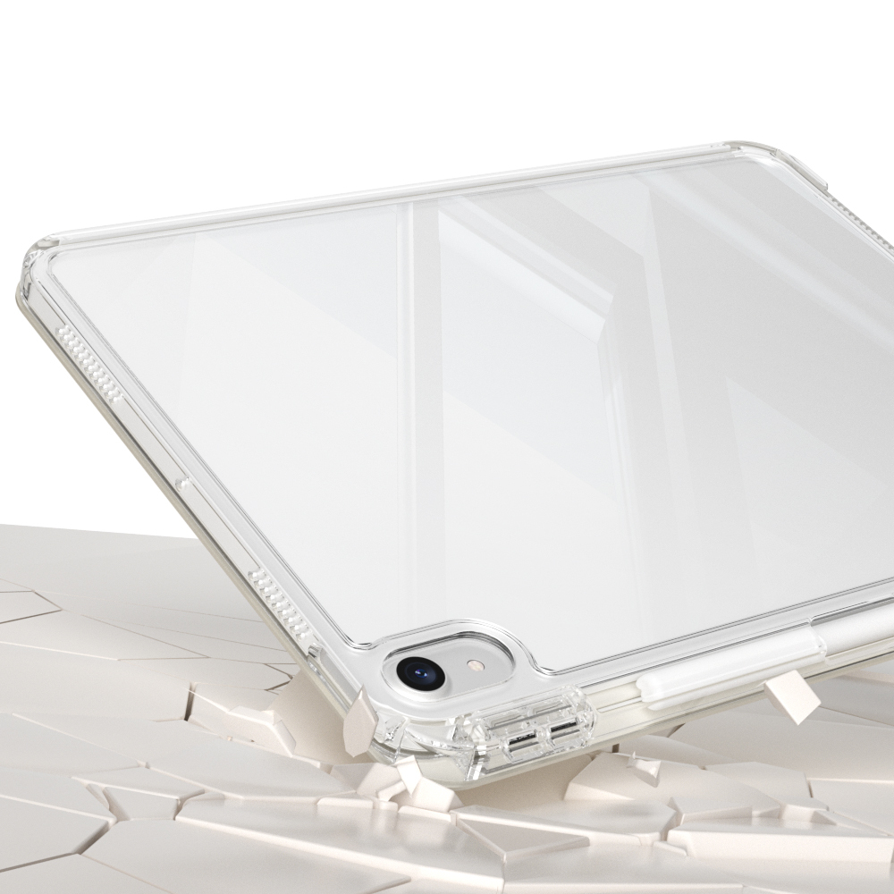 ​Apple iPad Air 11 2024 Uyumlu Kılıf Magnetik Ayrılabilen Airbagli Zore Sliding Tablet Kılıfı - 24