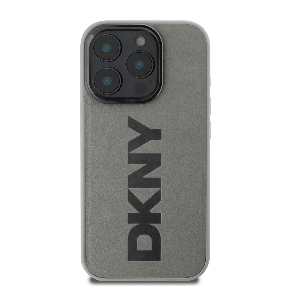 Apple iPhone 16 Pro Max Uyumlu Kılıf DKNY Orjinal Lisanslı Magsafe Şarj Özellikli PU Deri Plain Kapak - 9