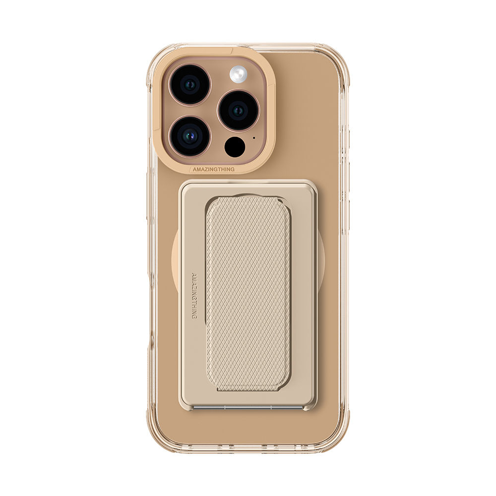 Apple iPhone 16 Pro Max Uyumlu Kılıf Magsafe Şarj Özellikli Standlı Kartlıklı Set Amazingthing Omni Adventure Serisi Kapak - 3