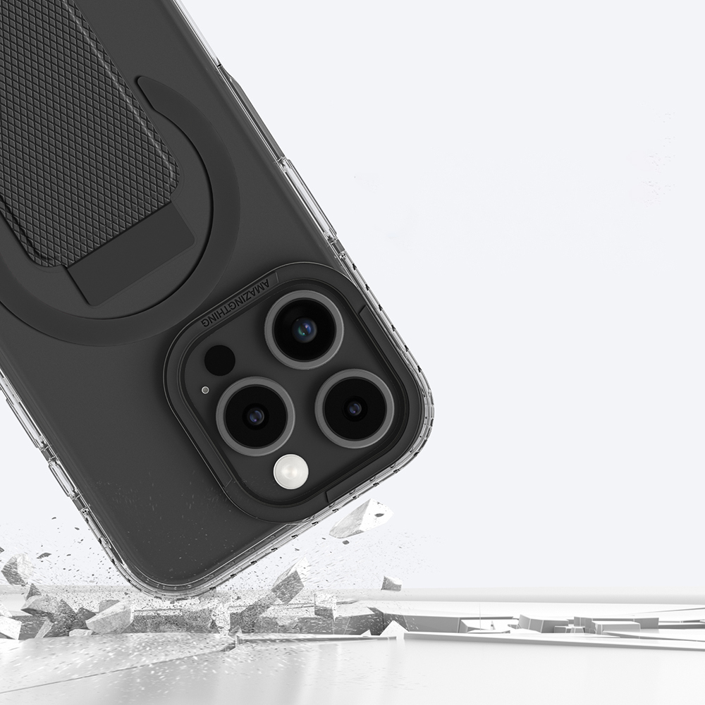 Apple iPhone 16 Pro Max Uyumlu Kılıf Magsafe Şarj Özellikli Standlı Amazingthing Titan Pro Plus Kapak - 22