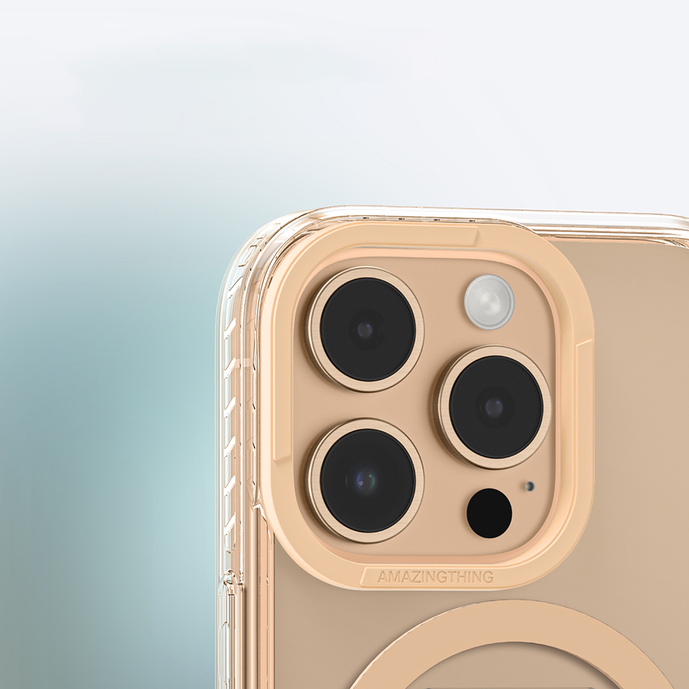 Apple iPhone 16 Pro Max Uyumlu Kılıf Magsafe Şarj Özellikli Standlı Amazingthing Titan Pro Plus Kapak - 38