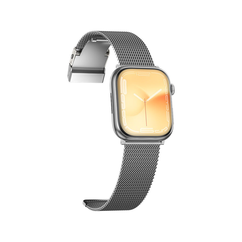 Apple Watch 40mm Uyumlu Amazingthing Titan Metal Hasır Kordon - 9