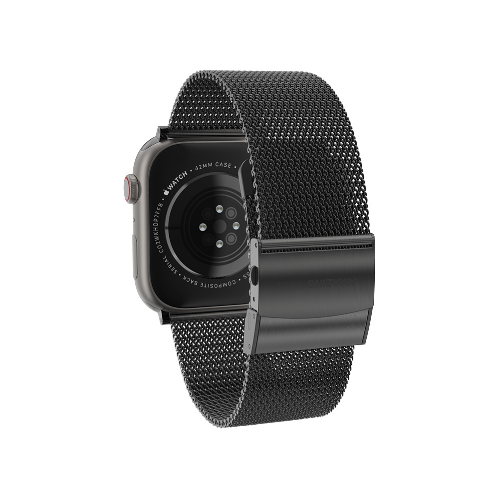 Apple Watch 10 42mm Amazingthing Titan Metal Hasır Kordon - 7