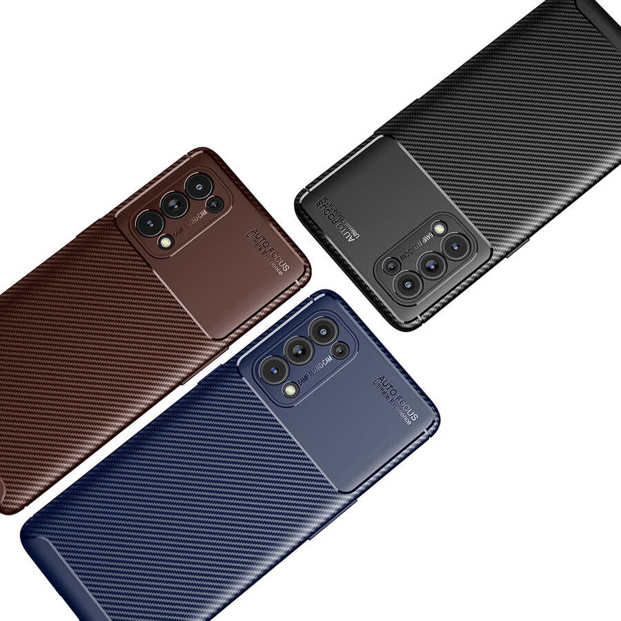 Oppo Reno 5 5G Uyumlu Kılıf Zore Negro Silikon Kapak - 4