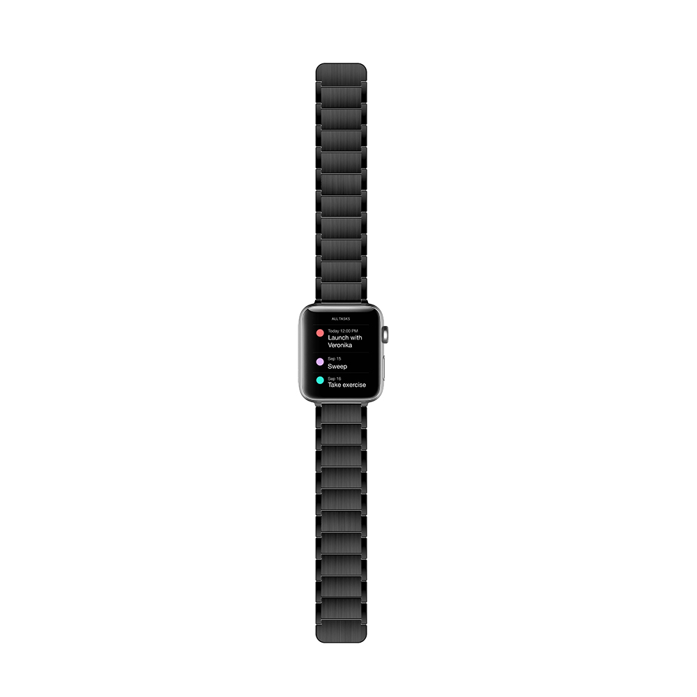 Apple Watch 38mm Uyumlu Raptic Classic Serisi Magnetik Metal Kordon - 2