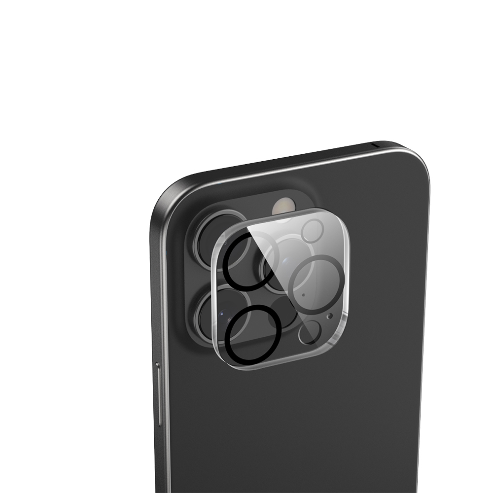 Apple iPhone 16 Pro Max Uyumlu Raptic Glass Serisi Kamera Lens Koruyucu - 1