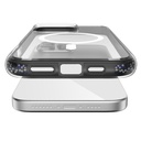 Apple iPhone 16 Pro Uyumlu Kılıf Magsafe Şarj Özellikli Raptic AirJoy Serisi Boncuk Tasarımlı Şeffaf Kapak - 3