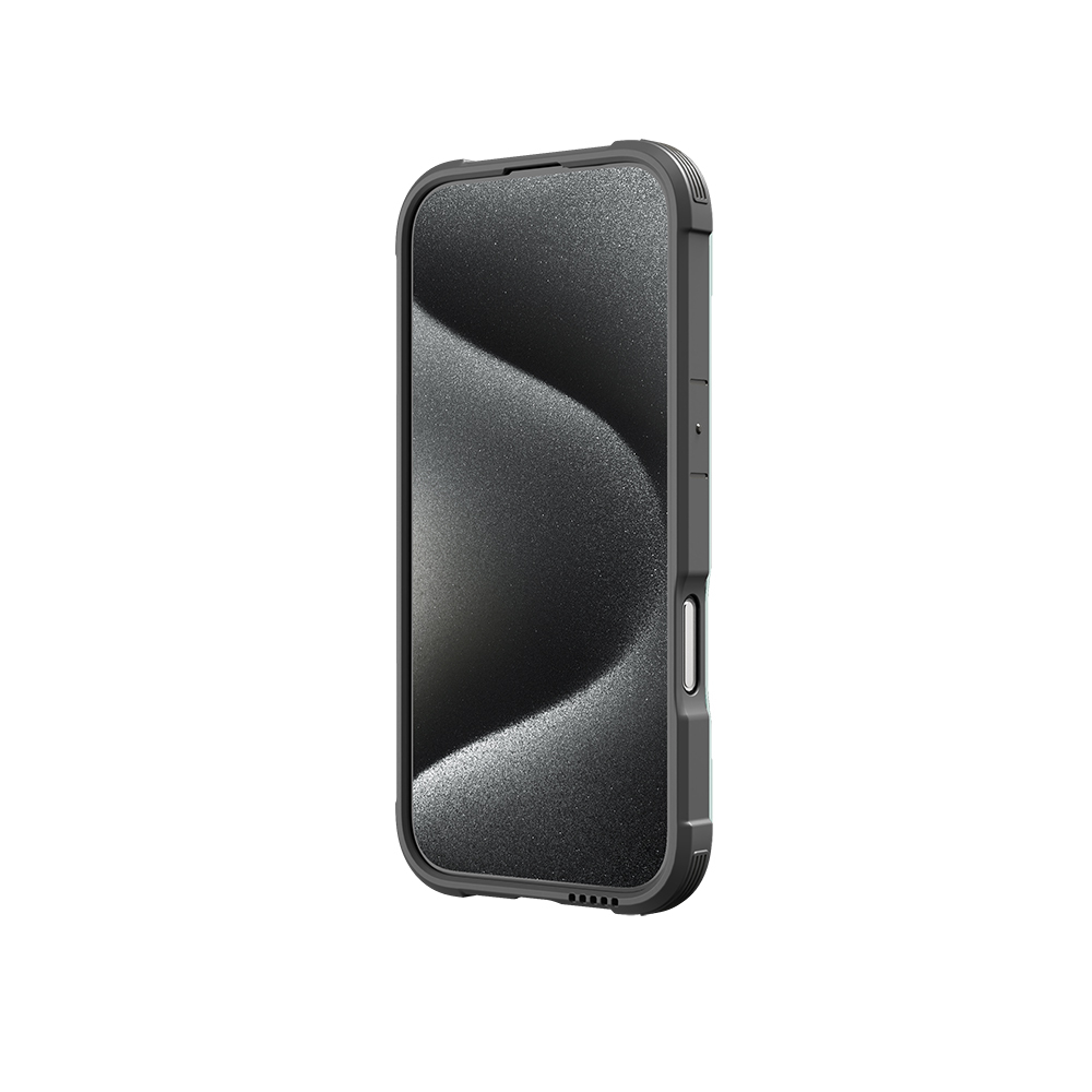Apple iPhone 16 Pro Max Uyumlu Kılıf Magsafe Şarj Özellikli Airbagli Raptic Shield Serisi Şeffaf Arka Yüzey Kapak - 25