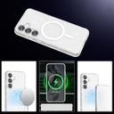 Samsung Galaxy S25 Uyumlu Kılıf Magsafe Şarj Özellikli Parlayan Simli Saydam Renkli Zore Allstar Kapak - 6