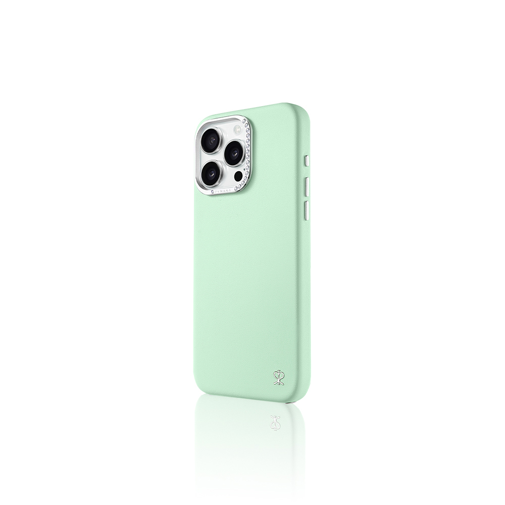 Apple iPhone 14 Pro Max Uyumlu Kılıf Suni Deri Tasarımlı Pynana Starry Serisi Kapak - 3