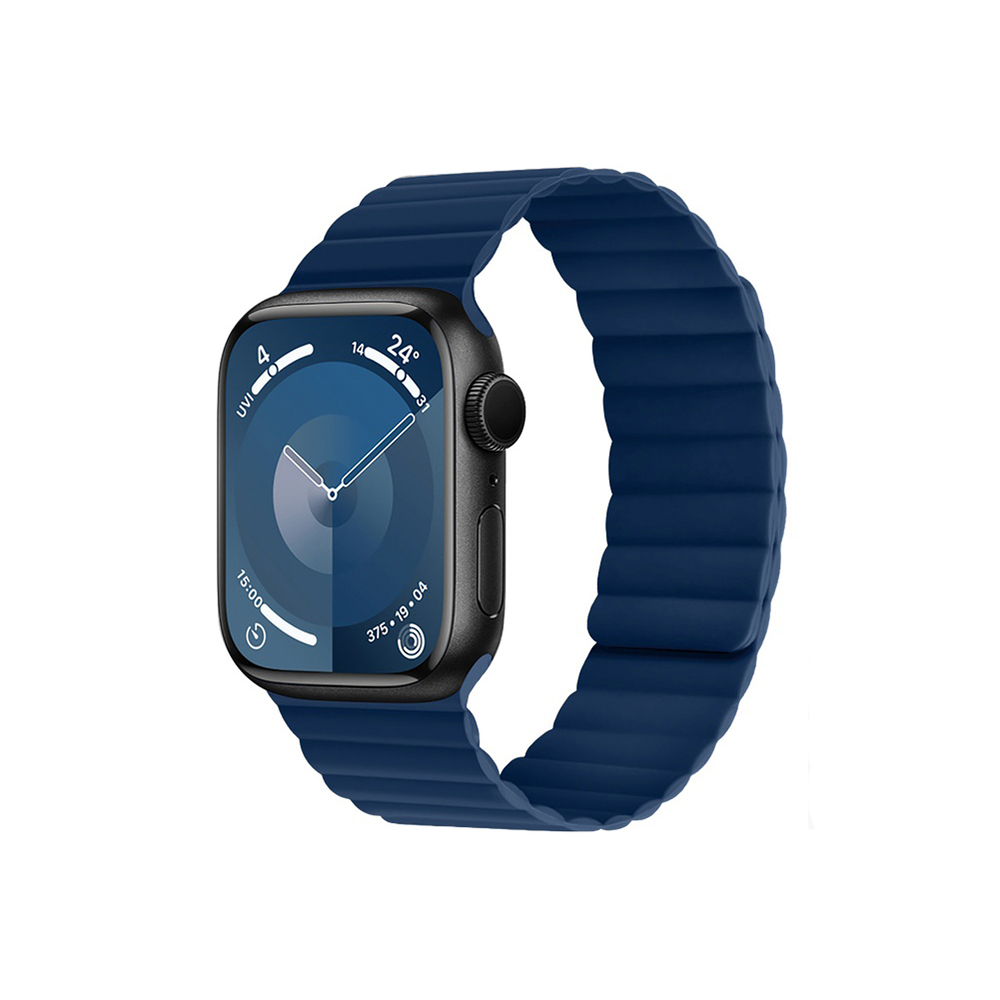 Apple Watch Ultra 49mm Uyumlu Kordon Raptic Magnetik Tak Çıkar Silikon Strap Kayış - 1