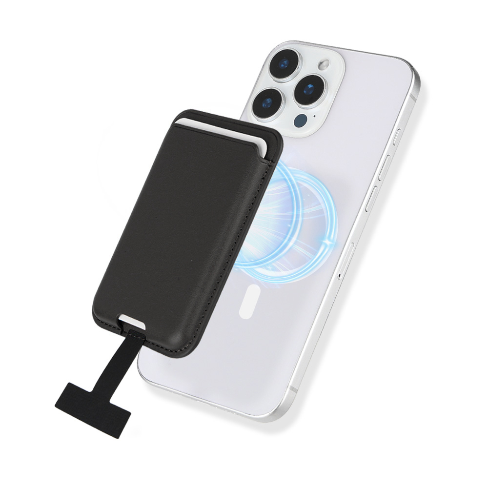 Zore CRD-09 Dahili Şarj Soket Aparatlı Magnetik PU Deri Kartlık - 4