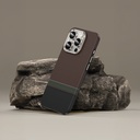 Apple iPhone 15 Pro Max Uyumlu Kılıf Magsafe Şarj Özellikli Karbon Fiber Tasarımlı Benks Prestige ArmorPro Kevlar Kapak - 5