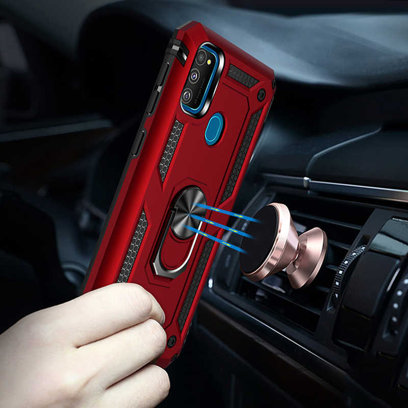Samsung Galaxy M30S Uyumlu Kılıf Zore Vega Kapak - 7