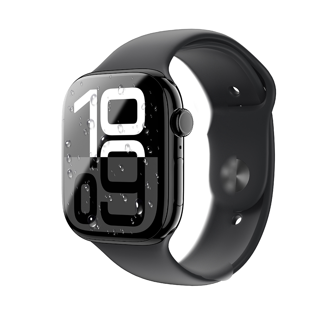Apple Watch 10 46mm Uyumlu Amazingthing Radix Protective Parmak İzi Bırakmayan HD Ekran Koruyucu Film + Kolay Uygulama Aparatı - 6