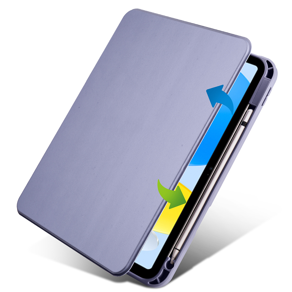 Apple iPad 11.Nesil 2025 Kılıf Zore Termik Kalem Bölmeli Dönebilen Standlı Kılıf - 25