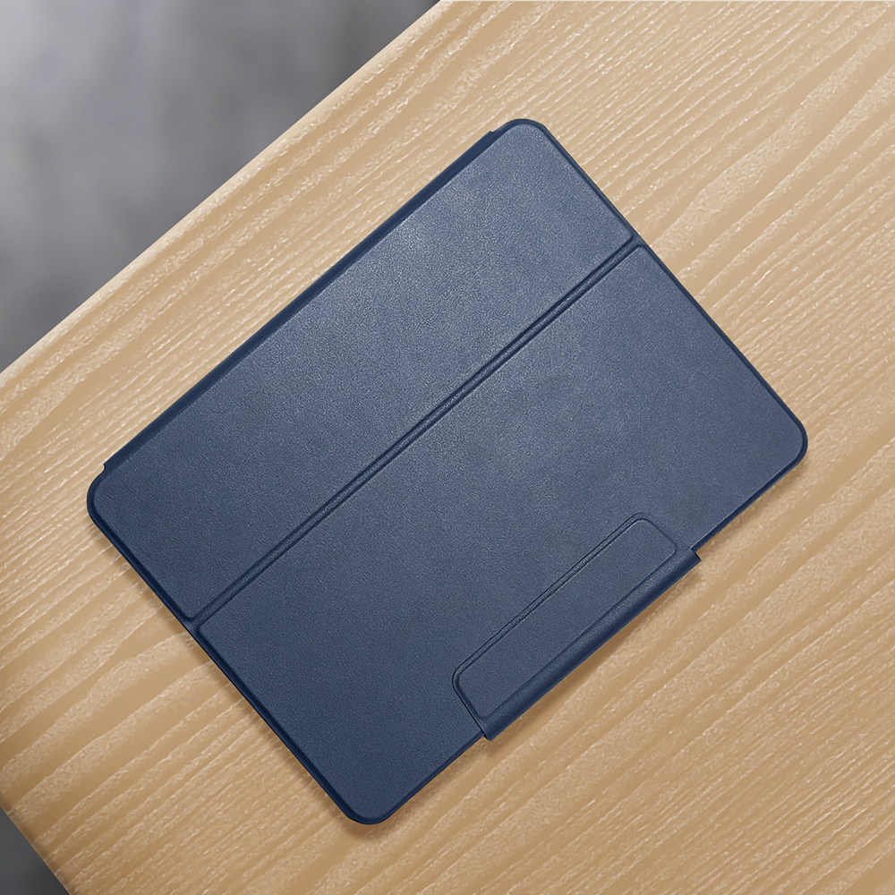 Apple iPad Air 11 2025 M3 Raptic Spin Detachable Folio PU Ayrılabilir Kalem Bölmeli Standlı Kılıf - 23