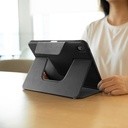 Apple iPad Air 13 2025 M3 Raptic Spin Detachable Folio PU Ayrılabilir Kalem Bölmeli Standlı Kılıf - 9