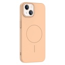 Apple iPhone 14 Uyumlu Kılıf Magsafe Şarj Özellikli Zore Ruby Silikon Kapak - 1