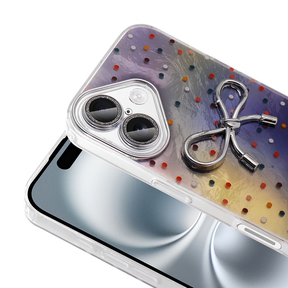 Apple iPhone 16 Uyumlu Kılıf Kamera Korumalı Figürlü Zore Ponti Silikon Kapak - 6