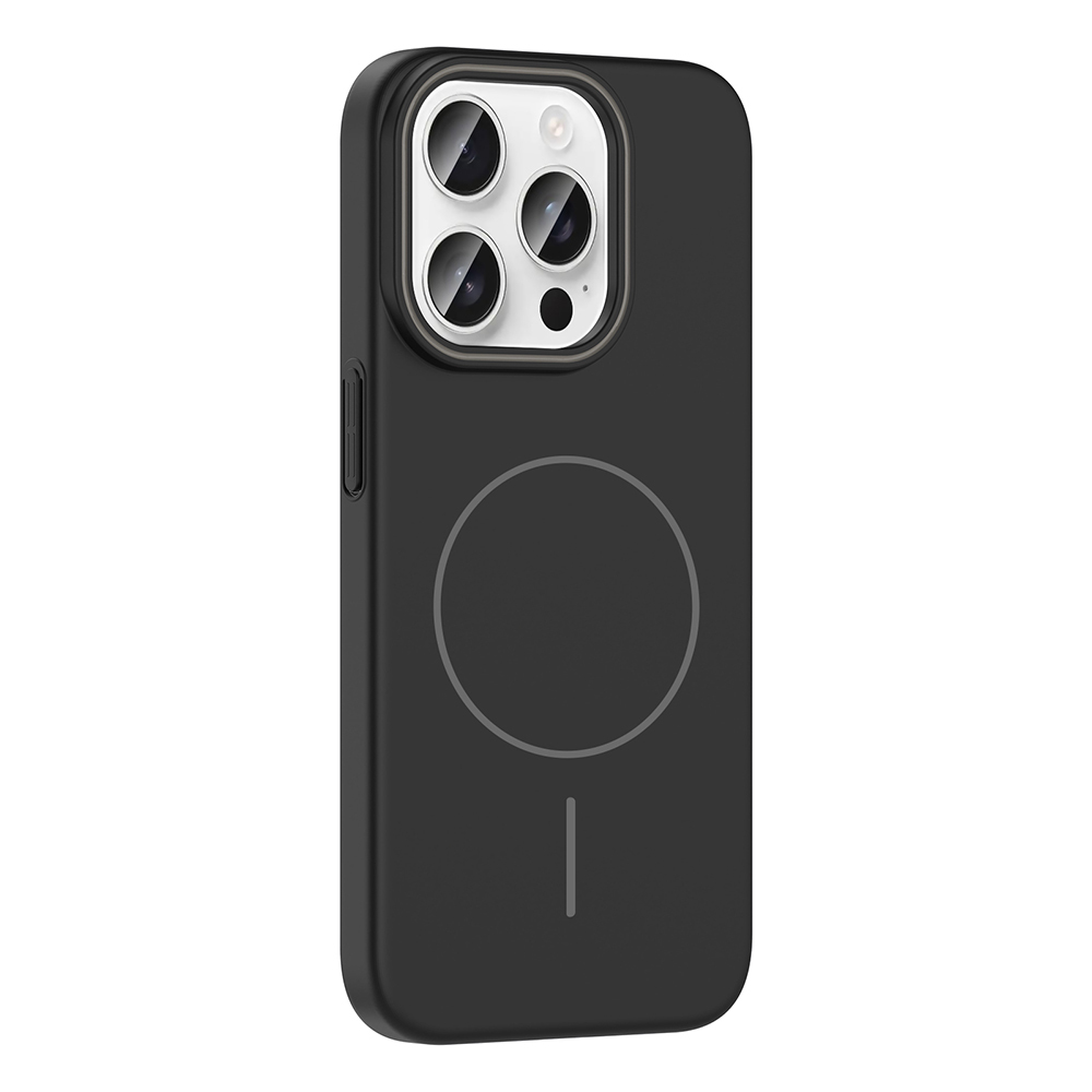 Apple iPhone 15 Pro Max Uyumlu Kılıf Magsafe Şarj Özellikli Zore Ruby Silikon Kapak - 1