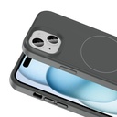 Apple iPhone 13 Uyumlu Kılıf Magsafe Şarj Özellikli Sıvı Teknolojili Silinebilir Sert Zore Kivi Kapak - 8