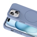 Apple iPhone 13 Uyumlu Kılıf Magsafe Şarj Özellikli Sıvı Teknolojili Silinebilir Sert Zore Kivi Kapak - 9