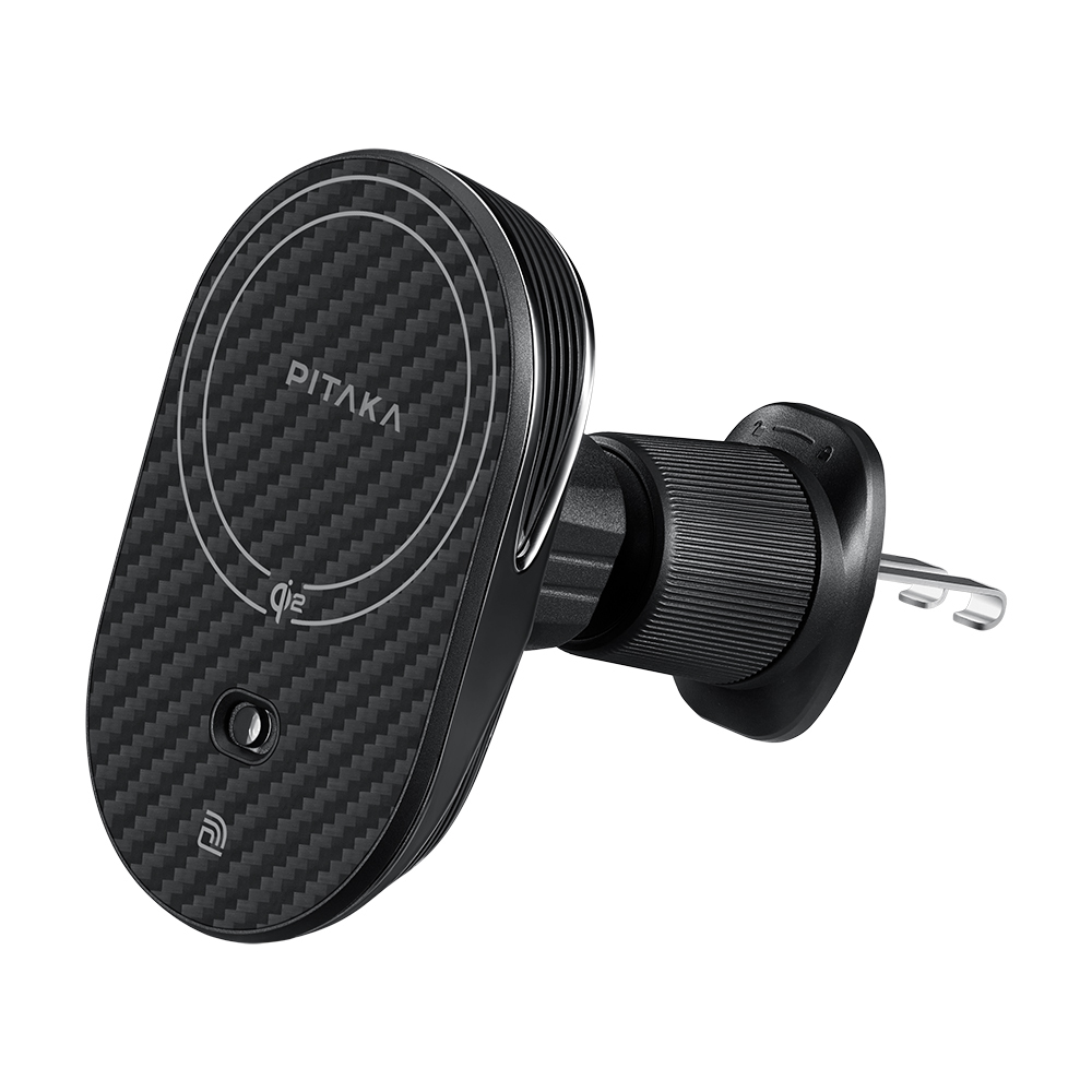 Pitaka MagEZ Pro 2 Magsafe Şarj Özellikli Qi2 Aramid Fiber Araç Telefon Tutucu - 2