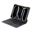 Apple iPad Pro 12.9 2021 Uyumlu (5.Nesil) Wiwu MK-003 Gizli Kalem Bölmeli Klavyeli Standlı Kılıf - 5
