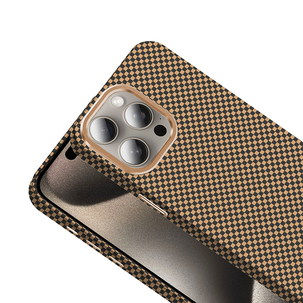 Apple iPhone 15 Pro Max Uyumlu Kılıf M-safe Şarj Özellikli Karbon Fiber Görünümlü Zore Gros Kapak - 13