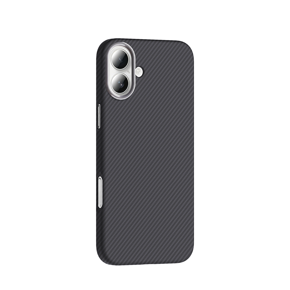 Apple iPhone 16 Plus Uyumlu Kılıf M-safe Şarj Özellikli Karbon Fiber Görünümlü Zore Gros Kapak - 7