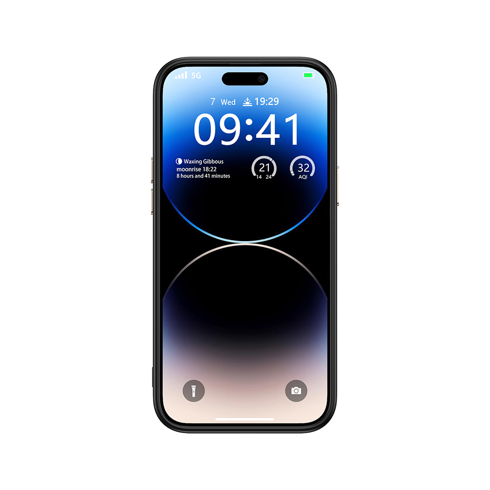 Apple iPhone 14 Pro Uyumlu Kılıf M-safe Şarj Özellikli Karbon Fiber Görünümlü Zore Antina Kapak - 16