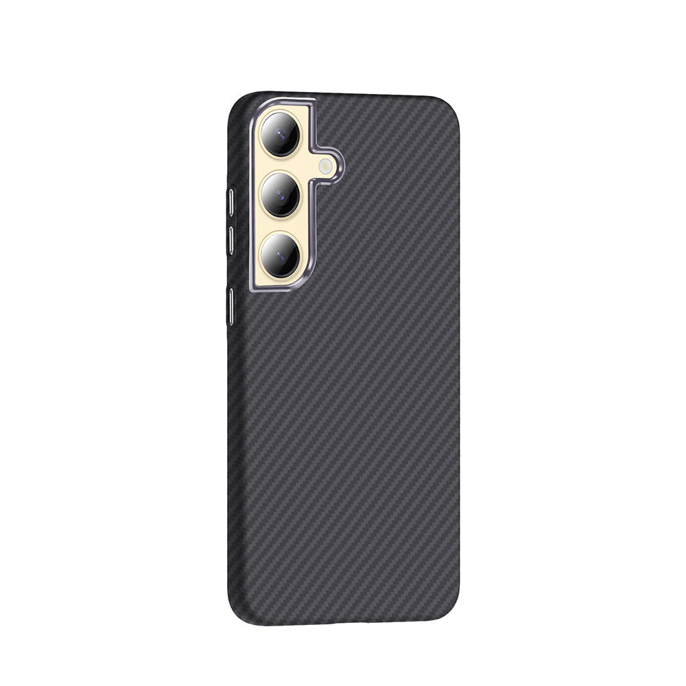 Samsung Galaxy S24 Uyumlu Kılıf M-safe Şarj Özellikli Karbon Fiber Görünümlü Zore Gros Kapak - 5