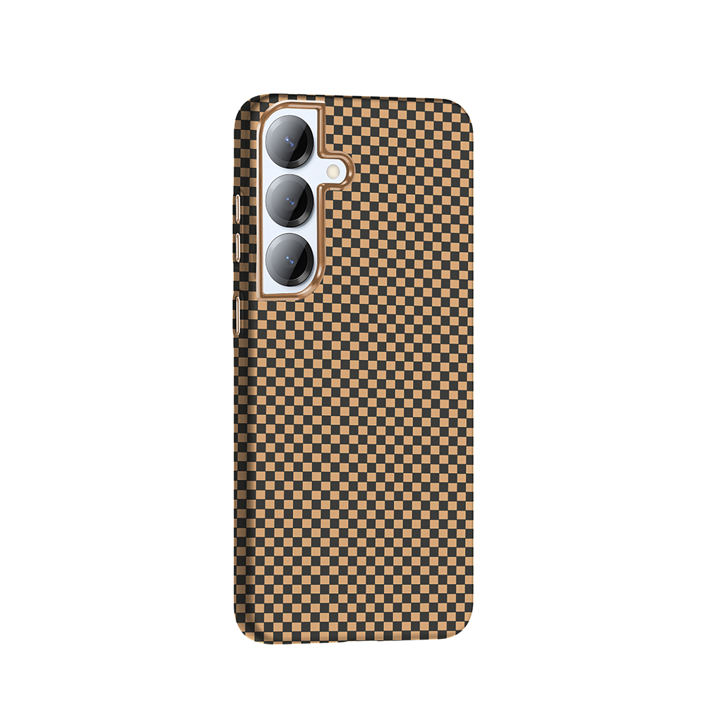Samsung Galaxy S25 Uyumlu Kılıf M-safe Şarj Özellikli Karbon Fiber Görünümlü Zore Gros Kapak - 3