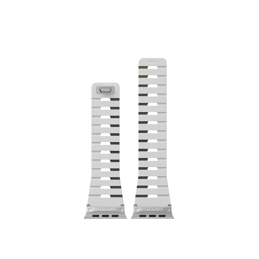Apple Watch Ultra 49mm Uyumlu Skinarma Gemini Serisi TPU Magnetik Silikon Kordon - 4