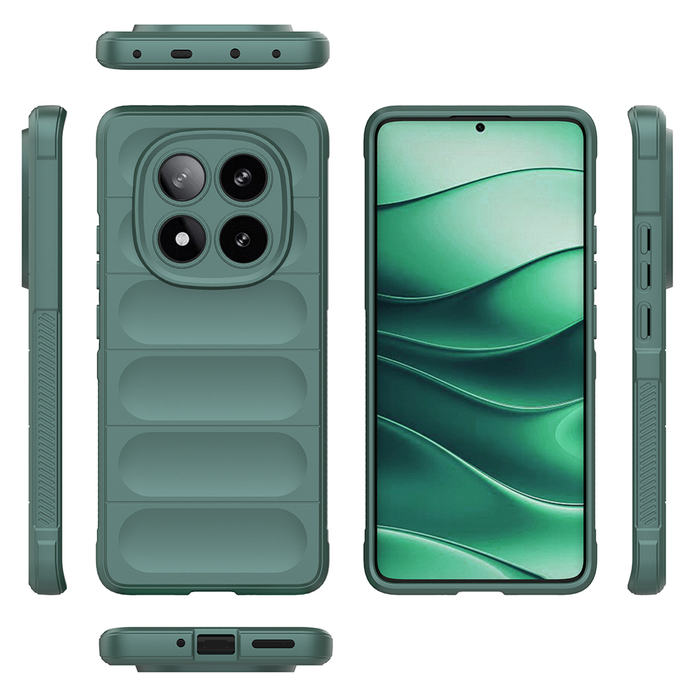 Xiaomi Redmi Note 14 Pro 5G Uyumlu Kılıf Esnek TPU Oyuklu Arka Yüzey Tasarımlı Zore Etnik Silikon Kapak - 2