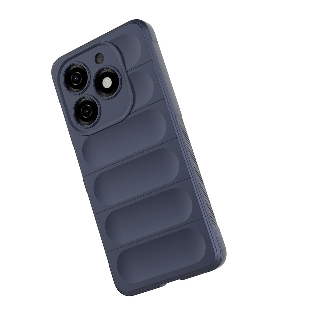 Tecno Spark 20C Uyumlu Kılıf Esnek TPU Oyuklu Arka Yüzey Tasarımlı Zore Etnik Silikon Kapak - 10