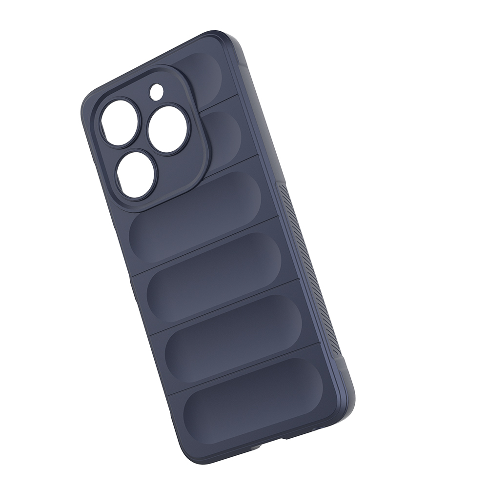 Tecno Spark 20C Uyumlu Kılıf Esnek TPU Oyuklu Arka Yüzey Tasarımlı Zore Etnik Silikon Kapak - 11
