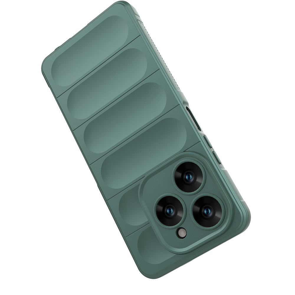 Tecno Spark 20 Uyumlu Pro 4G Kılıf Esnek TPU Oyuklu Arka Yüzey Tasarımlı Zore Etnik Silikon Kapak - 8