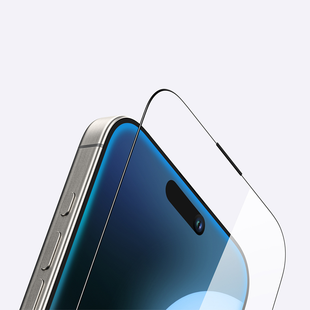Apple iPhone 16 Pro Uyumlu Amazingthing Titan Parmak İzi Bırakmayan Temperli Cam Ekran Koruyucu - 3
