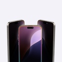 Apple iPhone 16 Pro Max Uyumlu Amazingthing Titan Privacy Parmak İzi Bırakmayan Temperli Cam Ekran Koruyucu - 10